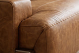 Valencia Melania Distressed Leather Recliner Sofa
