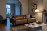 Valencia Melania Distressed Leather Recliner Sofa