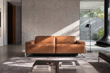 Valencia Melania Distressed Leather Recliner Sofa