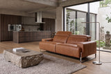 Valencia Melania Distressed Leather Recliner Sofa