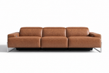Valencia Melania Distressed Leather Recliner Sofa