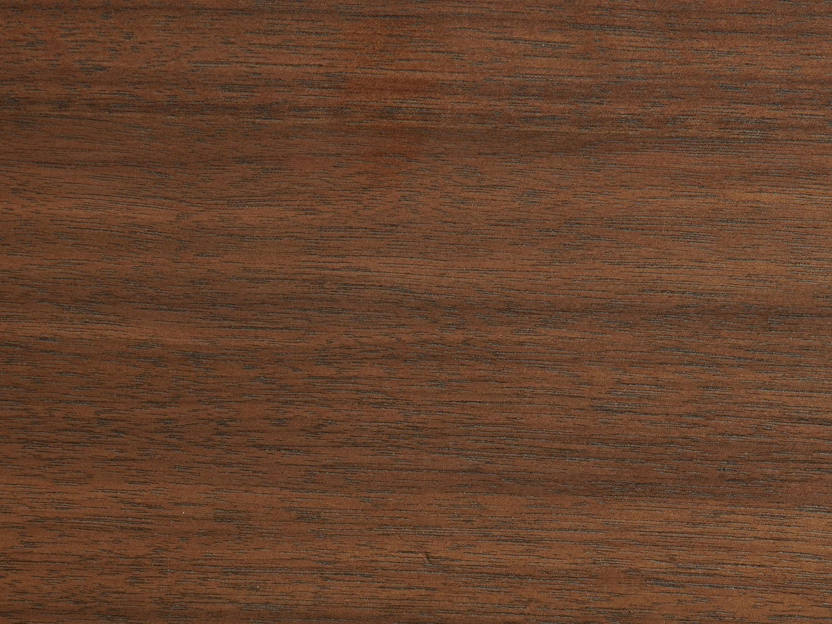 Close-up of the Montagnana 40-Inch Walnut 5-Drawer Chest: walnut veneer grain