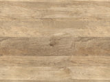 Close-up of the Montecatini Square Mango Coffee Table: the natural mango grain of the top