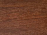 Close-up of the Montefalco Solid Mango Media Console: solid mango grain