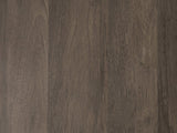 Close-up of the Nicotera Ash Grey Mango Faceted Side Table: the ash grey mango grain