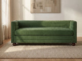Novara Channel-Back Sofa in a bright interior
