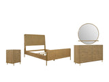 Numana Sand Wash and Natural Cane Bedroom Set: What's included