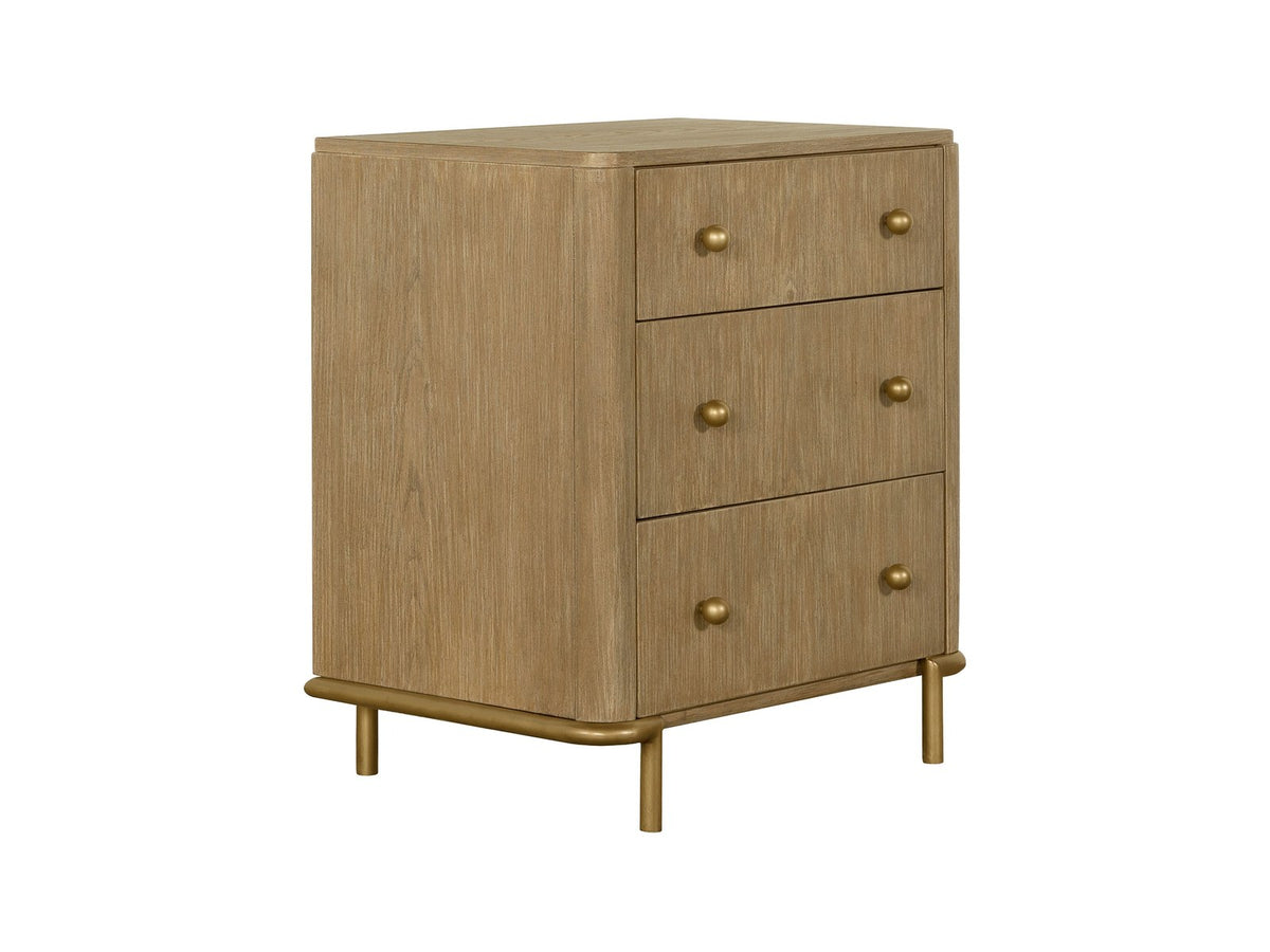Numana Sand Wash and Natural Cane Bedroom Set: Real photo: nightstand