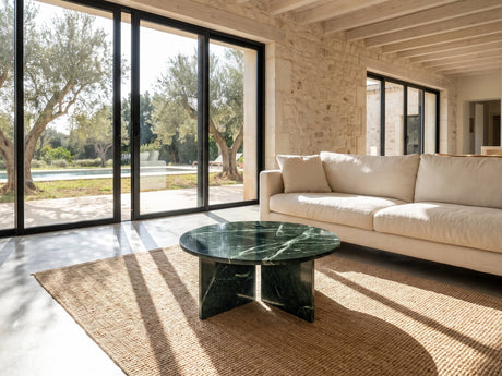 Orosei Verde Marble Coffee Table