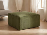 Orvieto Corduroy Cocktail Ottoman seen from another angle