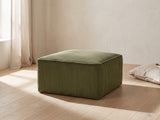The Orvieto cocktail ottoman styled in a room setting