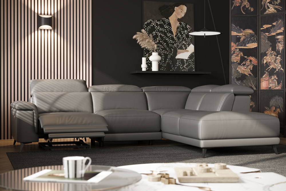 Modern Grey Media Room Sectionals That Can Seat Up To 5