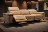 Valencia Pista Distressed Leather Reclining Sofa
