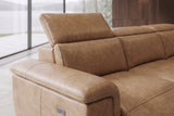 Valencia Pista Distressed Leather Reclining Sofa