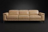 Valencia Pista Distressed Leather Reclining Sofa