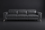 Valencia Pista Distressed Leather Reclining Sofa