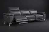 Valencia Pista Distressed Leather Reclining Sofa