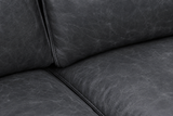 Valencia Pista Distressed Leather Reclining Sofa