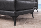 Valencia Pista Distressed Leather Reclining Sofa