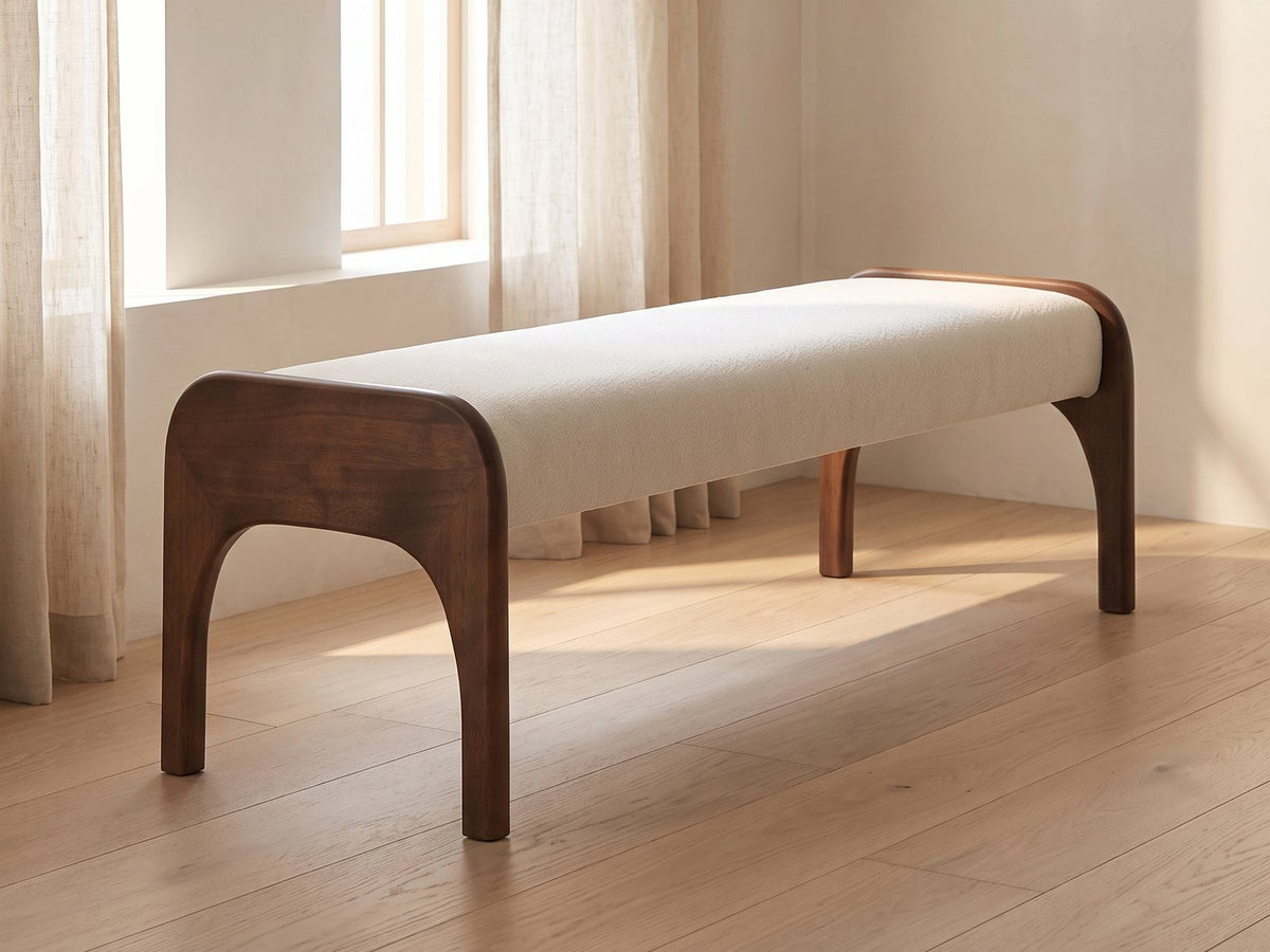 Positano Arch Bench in a bright interior