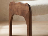 Close-up detail of the Positano bench