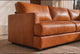 Serena Distressed Leather Sectional Sofa