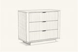Pencil sketch of the Pula nightstand, drawn from the same three-quarter view