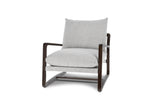 Lagon Fabric & Wood Accent Chair