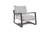 Lagon Fabric & Wood Accent Chair