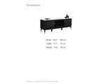Ragusa Stone Top Media Console dimensions: 70.9 in wide, 17.7 in deep, 23.6 in high