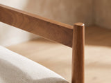 Close-up detail of the Ravello pair of accent chairs