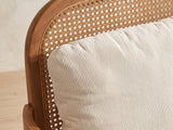 Close-up of the Ravello pair of accent chairs material