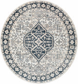 Cabacungan Cream & Gray Washable Area Rug - Clearance