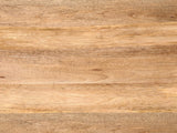 Close-up of the Sansepolcro Natural Mango Drum Side Table: the natural mango grain of the top