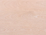 Close-up of the Santeramo Cerused Mango Faceted Side Table: the cerused mango grain of the top