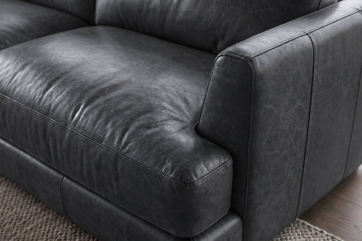 Serena Distressed Leather Sofa