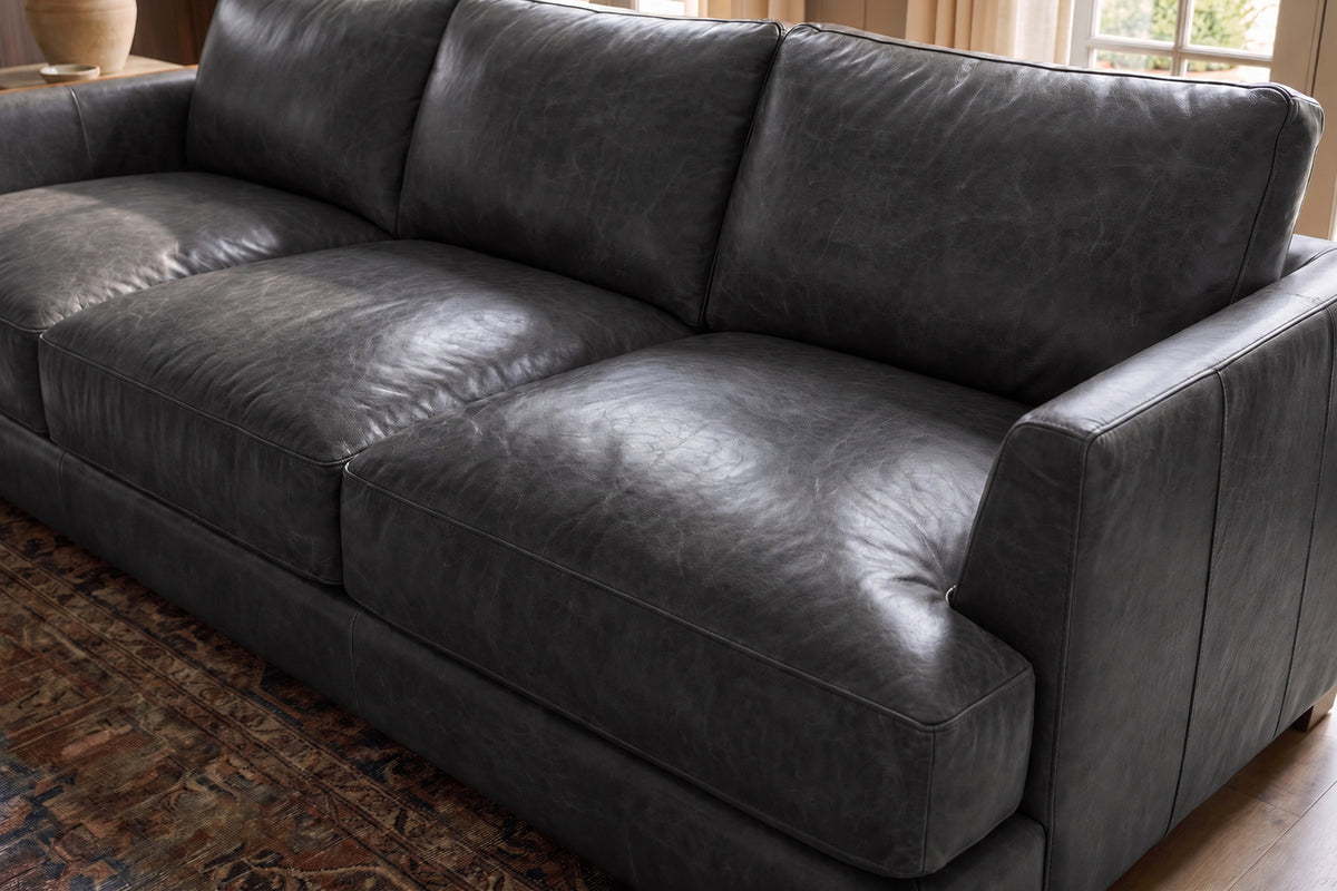 Serena Distressed Leather Sofa