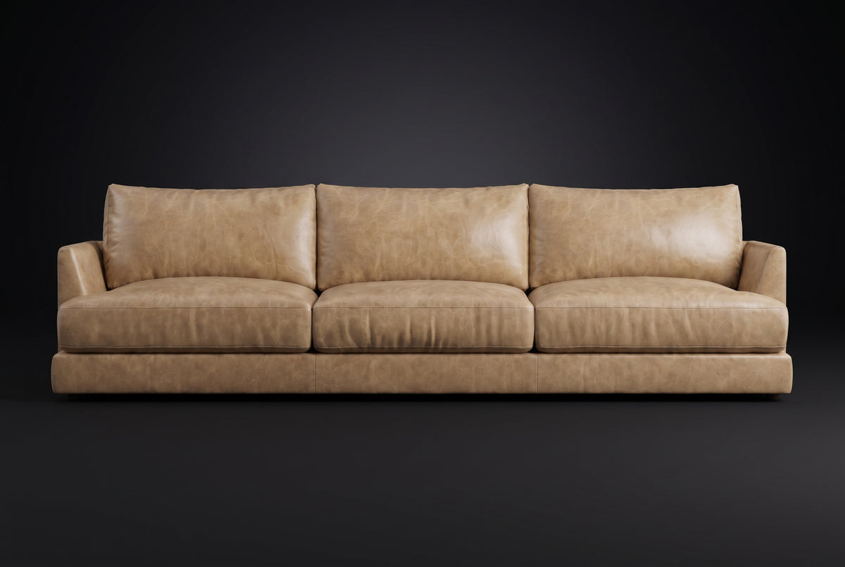 Serena Distressed Leather Sofa