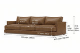 Serena Distressed Leather Sofa
