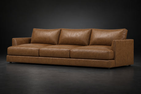 Serena Distressed Leather Sofa