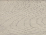 Close-up of the Sesto 63-Inch Gray Oak 6-Drawer Dresser: the wire-brushed gray oak grain