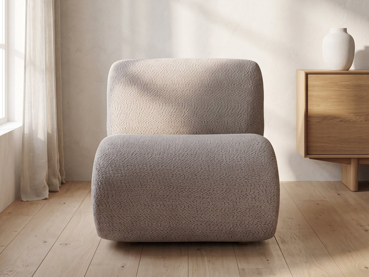 Siena Curved Slipper Chair in a bright interior