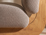 Close-up detail of the Siena slipper chair