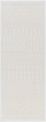Drago White Washable Area Rug