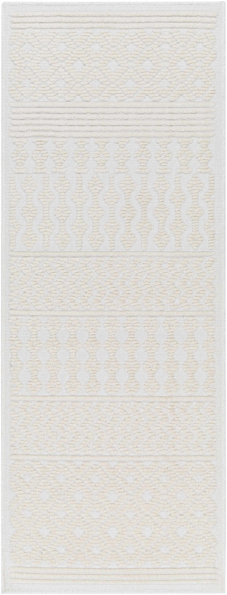 Drago White Washable Area Rug