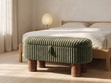 Sorrento Storage Bench in a furnished room