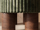 Close-up detail of the Sorrento storage bench