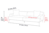 Kotor Fabric Sofa
