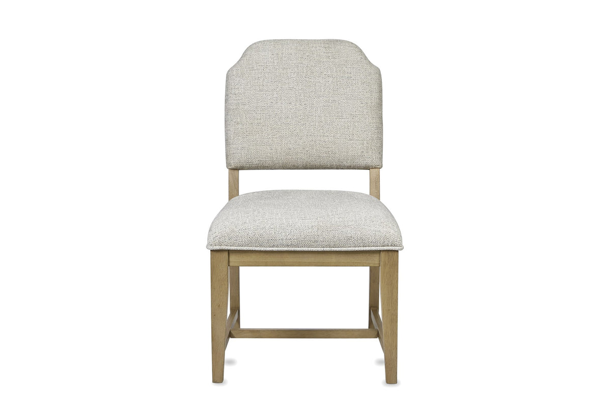 Taverna Tweed Upholstered Dining Chair (Set of 2), front view