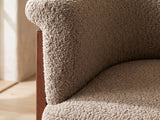 Close-up of the Trevi barrel chair material